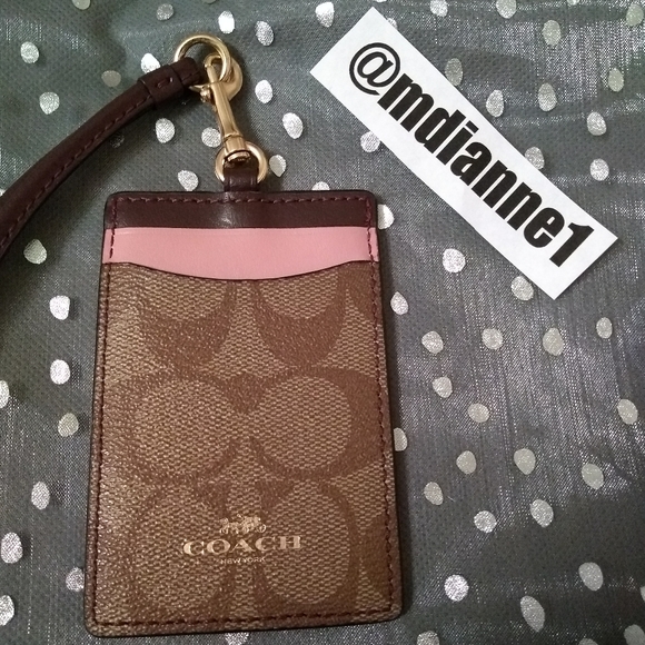 Coach Colorblock Signature Lanyard ID - Picture 2 of 4